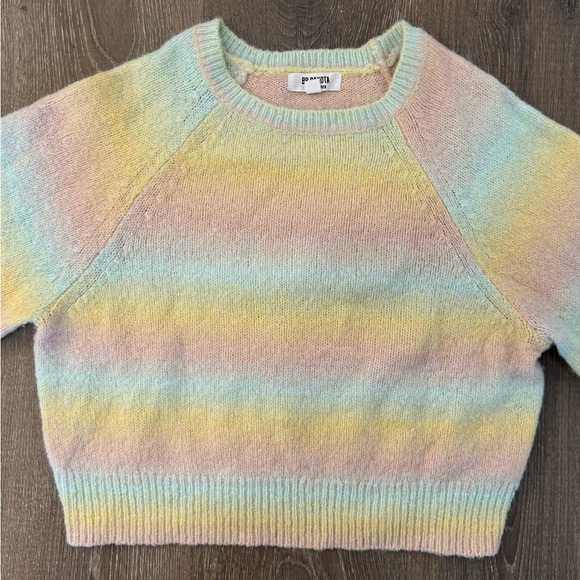 BB Dakota by Steve Madden Sweaters - BB Dakota by Steve Madden Pastel Rainbow Sweater